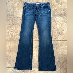 PAIGE CANYON BOOT PETITE JEANS 28